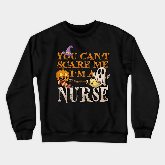 Halloween Nurse Funny Quote Costume DIY Gift Crewneck Sweatshirt by gaustadabhijot